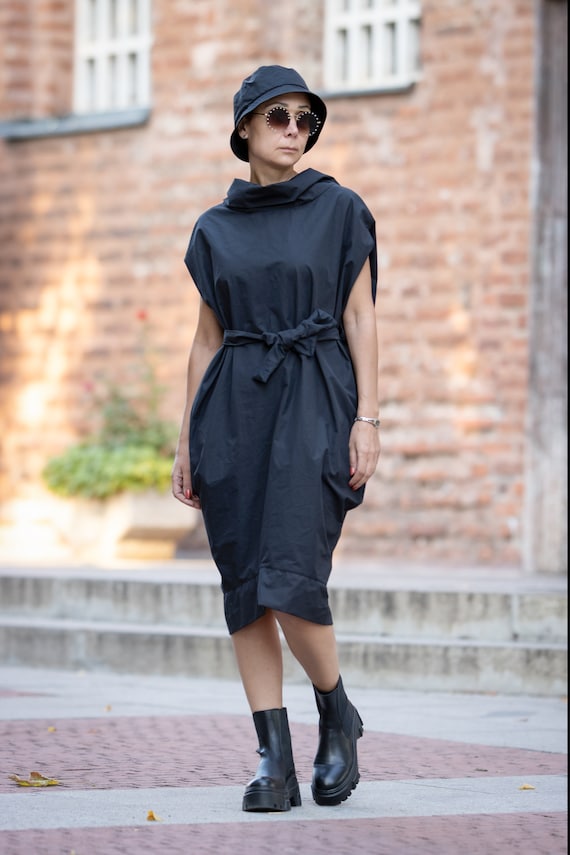 Dress Women Summer/ Midi Dress/ Loose 