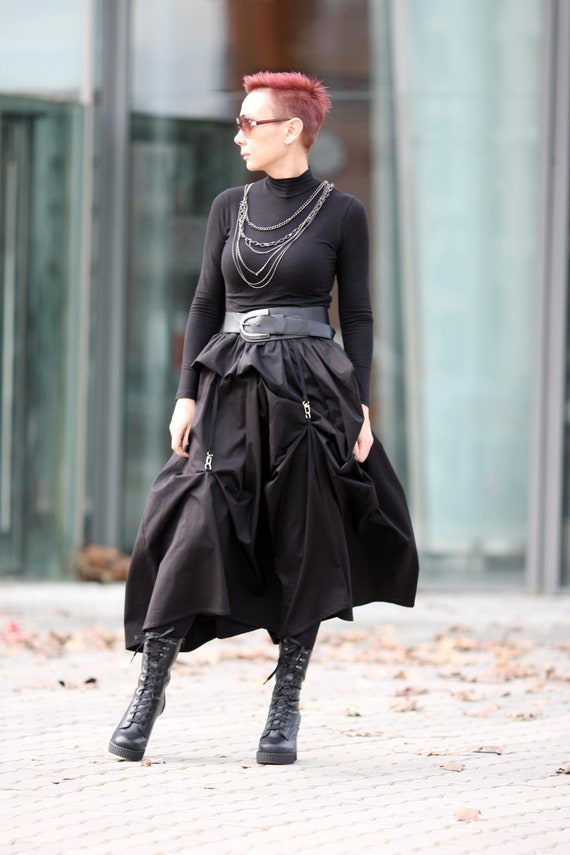 gothic steampunk skirt