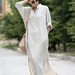 Linen dress/ Linen shirt dress/ Long sleeve linen dress/ Summer dress/ Kaftan/ Linen top/ Linen shirt white/ Linen tunic/ Long linen blouse