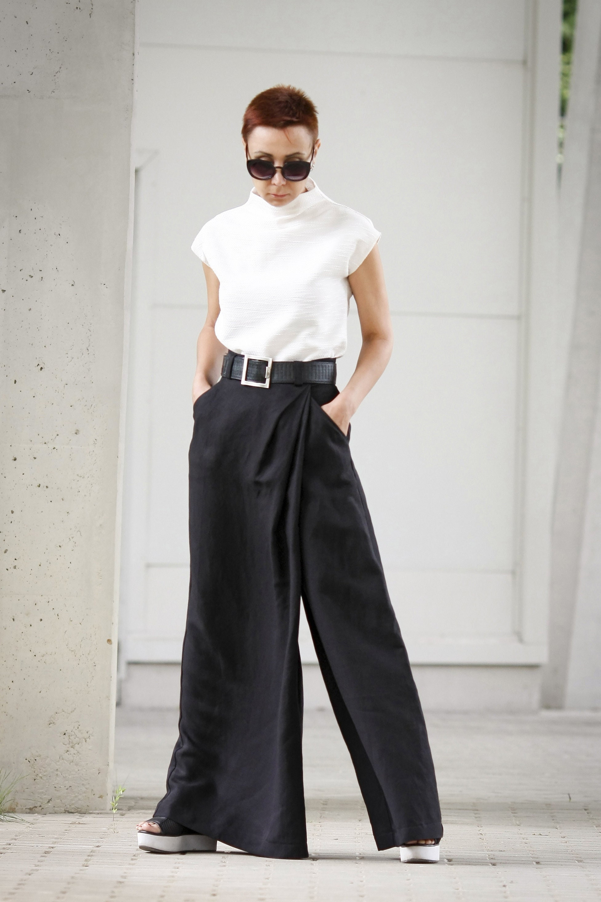 パンツ 2000ARCHIVES LAYERED SKIRT PANTS 4BXK353 layered skirt denim pants - KUO | 60% - Asian Fashion Online