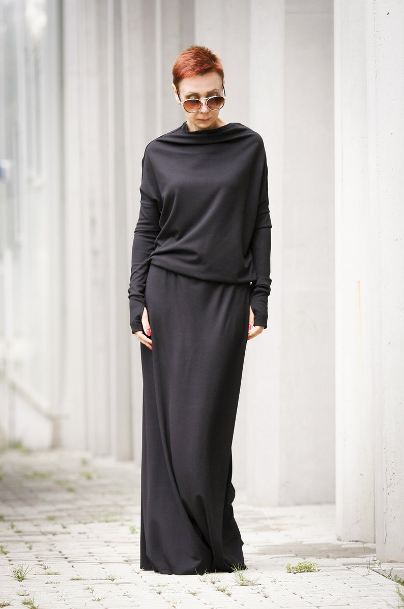 Long sleeves dress/ Dress women/ Maxi dress/ Casual dress/ image 0