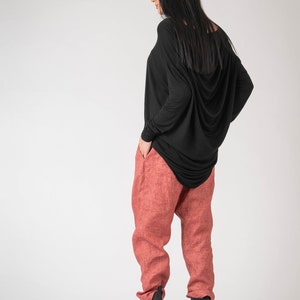 Linen pants/ Crotch Pants/ Baggy Pants/ Harem Pants Women/ Drop Crotch Pants/ Loose Pants/ Trousers women/ Alternative fashion/ NEW image 3