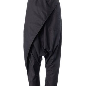 Pantaloni Harem Donna Uomo/ Pantaloni con cavallo basso unisex/ Pantaloni larghi/ Pantaloni Hippie/ Pantaloni larghi/ Pantaloni Boho/ Pantaloni di cotone/ Pantaloni Yoga/ Pantaloni/ NUOVO immagine 7