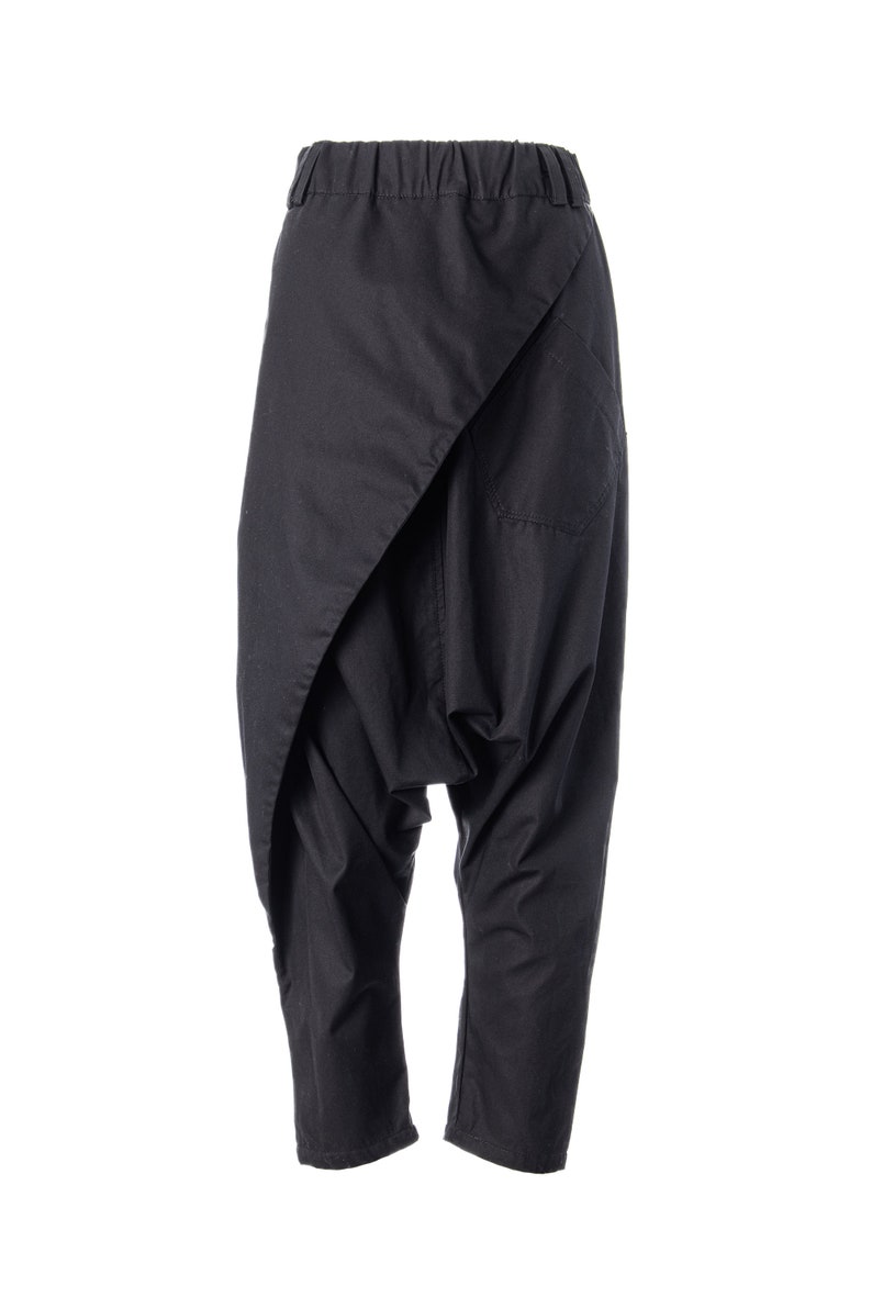 Pantaloni Harem Donna Uomo/ Pantaloni con cavallo basso unisex/ Pantaloni larghi/ Pantaloni Hippie/ Pantaloni larghi/ Pantaloni Boho/ Pantaloni di cotone/ Pantaloni Yoga/ Pantaloni/ NUOVO immagine 7