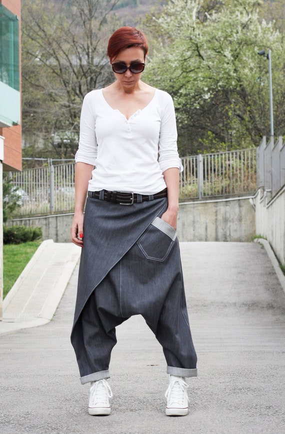 Gray Unisex Harem Pant Gray Unisex Harem Pant