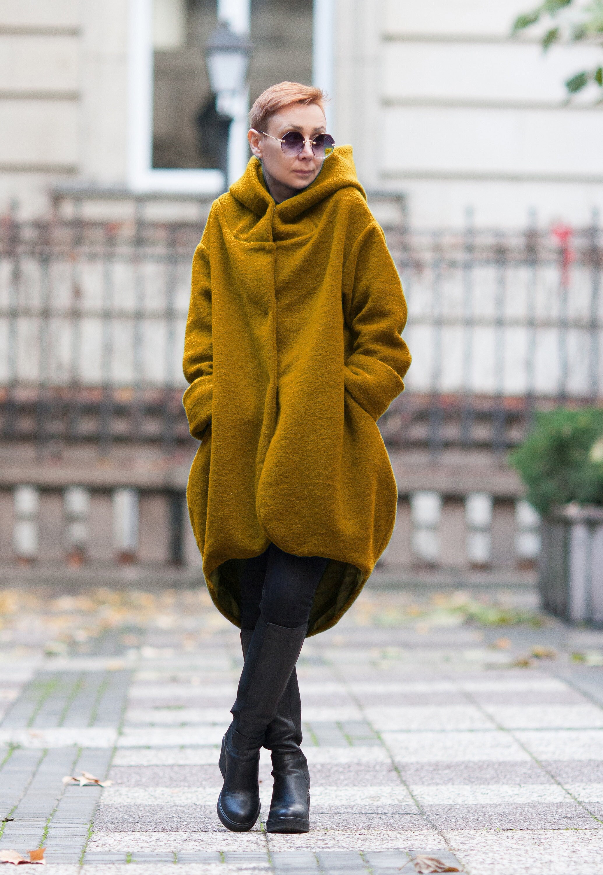 Abrigo de lana 100% Abrigo de invierno para mujeres / Abrigo Etsy España