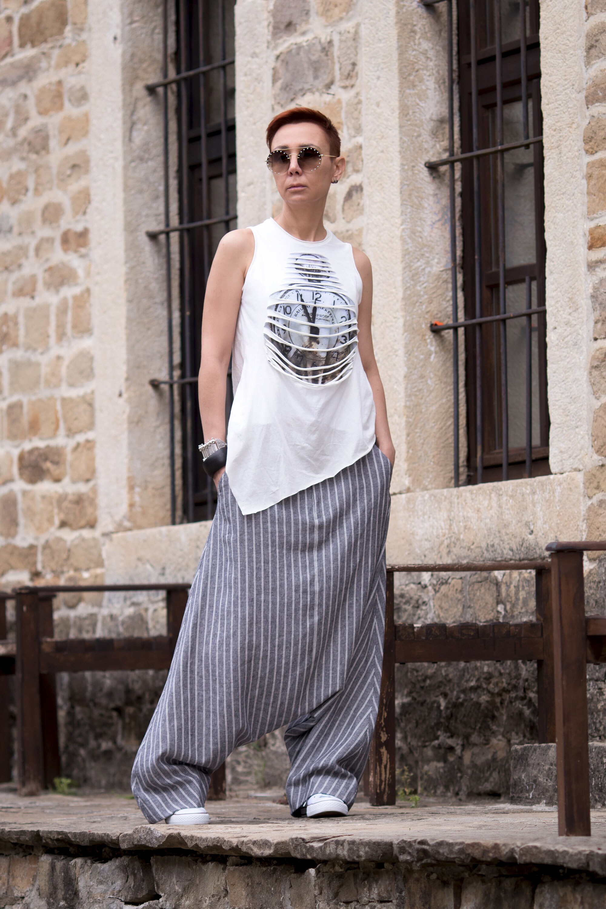 Linen Harem Pants/ Harem Pants Women 