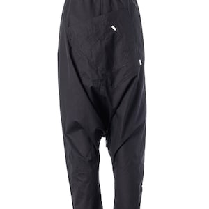 Pantaloni Harem Donna Uomo/ Pantaloni con cavallo basso unisex/ Pantaloni larghi/ Pantaloni Hippie/ Pantaloni larghi/ Pantaloni Boho/ Pantaloni di cotone/ Pantaloni Yoga/ Pantaloni/ NUOVO immagine 8