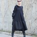 Beautiful Maxi Party Dress/ Black cocktail dress/ Long sleeve dress/ Unique A-line dress/ Designer evening dress/ Dresses women/ Formal
