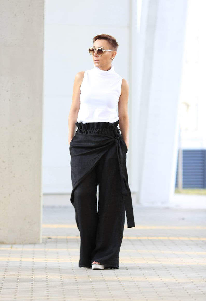 loose pants and top