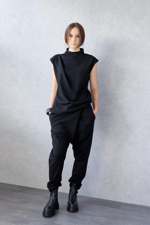 Minimalist Cocktail Blouse – Handmade Occasion Top Cap Sleeve Shirt Elegant Women’s Clothing