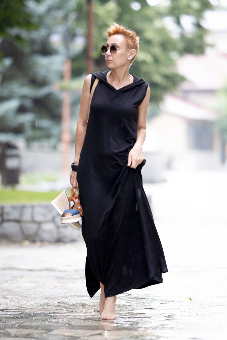 Jana Coshe handmade hooded leisure dress for women