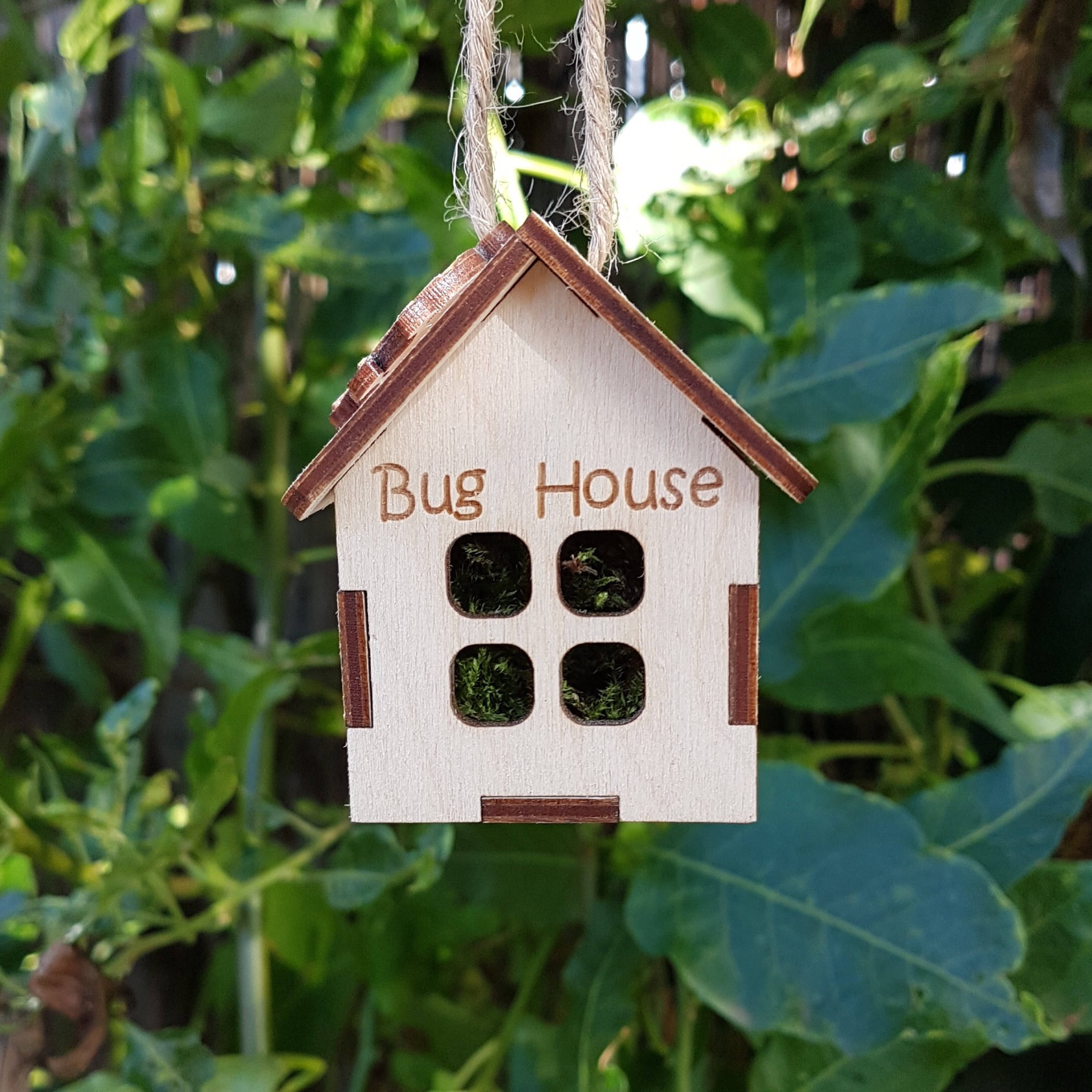 Bug House Kit Wooden Bug House Bug Hotel Wildlife Nature Etsy