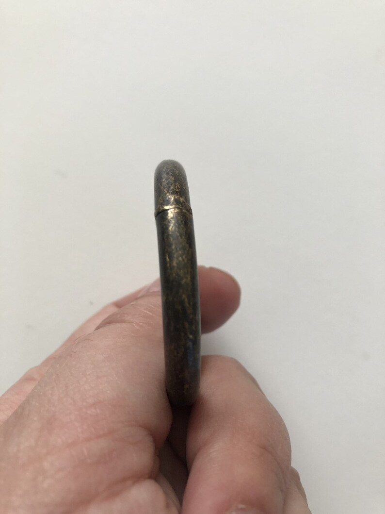 Antique Brass Ring 2 Inches Vintage Look Rings for Macrame Etsy