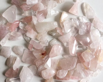 Rose Quartz stone wholesale, polished Pack Assorted of Rose Quartz from Brazil, Bundle smooth gemstone pink self love