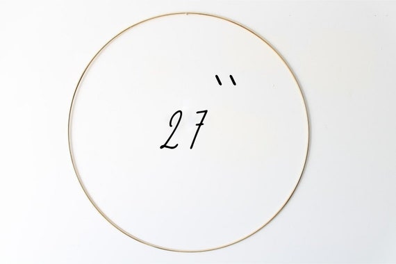 Emsiok 2Pcs Anneau Attrape Rêve, Floraux Anneaux Couronne Anneaux En