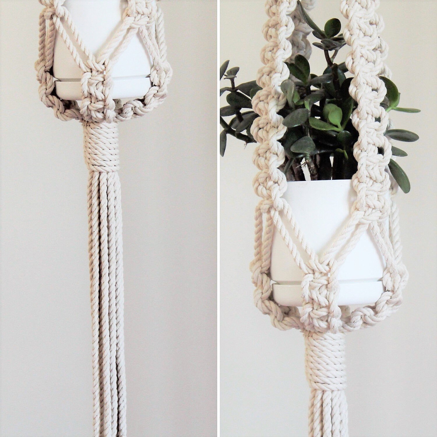 Macrame Plant Hanger modern macrame plant hanger 48 inch
