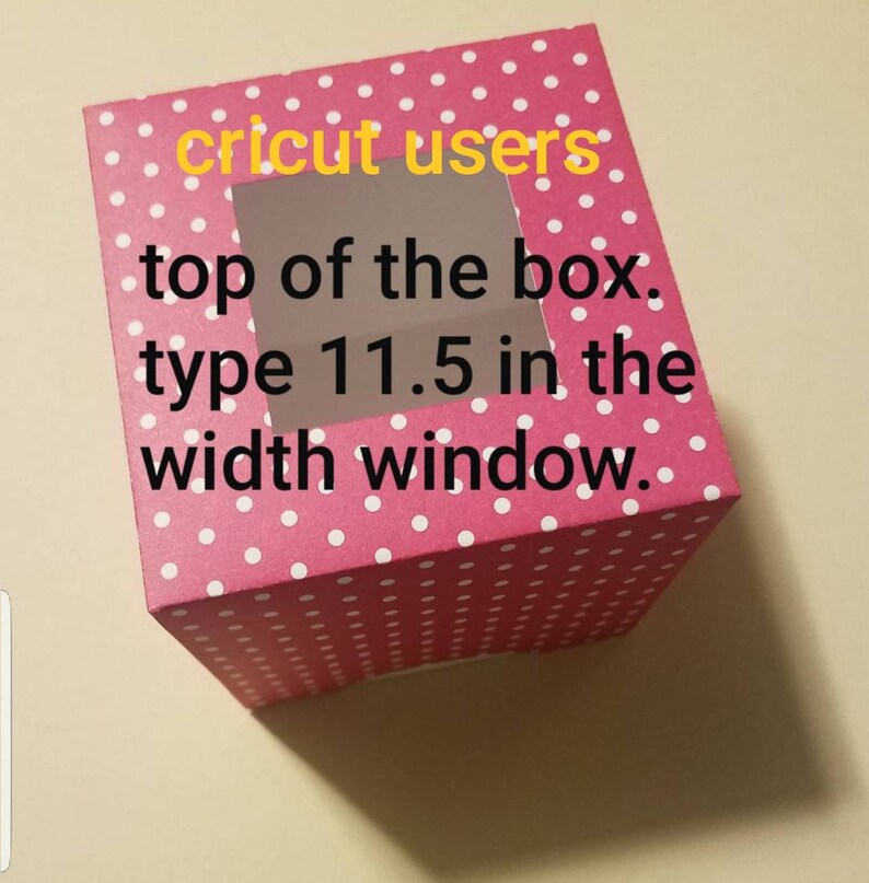 Box template. 4x4x4 box made from 12x12 cardstock. gift box. Etsy