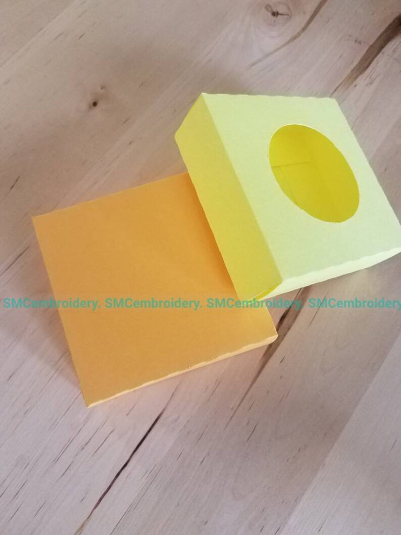 Box Template. 3x3x1inch Box Made From Cardstock. Gift Box. Diy Etsy UK