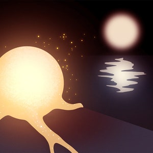 The Other Moon | Vibrant Art Poster Print