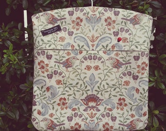 Oilcloth.peg bag/ clothespin bag.