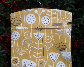 Oilcloth peg bag,clothespin bag