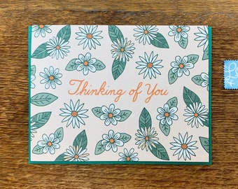 Thinking of You, Encouragement Card, Sympathy Card, Friendship Card