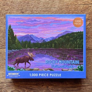 Rocky Mountain National Park Puzzle, 1000 Piece Puzzle, National Park Puzzle