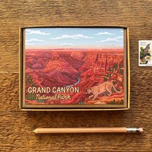 Grand Canyon National Park Karten, Arizona National Park Malerische Grußkarten, Boxed Set mit 6 Grußkarten