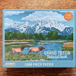 Grand Teton Nationalpark Puzzle, 1000 Teile Puzzle, Nationalpark Puzzle