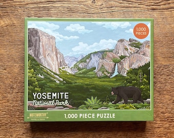 Yosemite National Park Puzzle, 1000 Piece Puzzle, National Park Puzzle