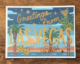 Las Vegas Greetings Etsy - 