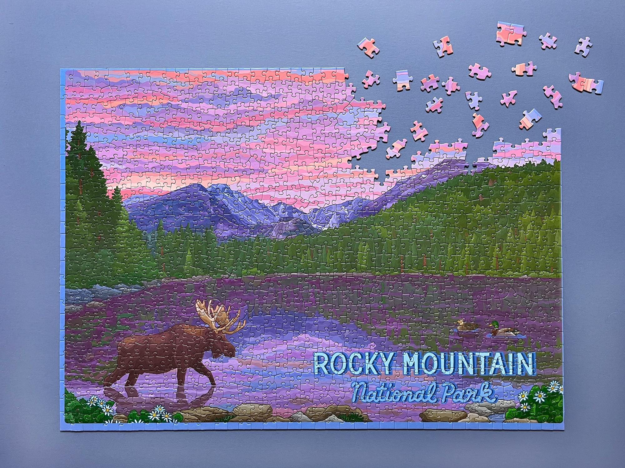 テッド・ブレイロック　ロッキーマウンテン　ジグソーパズル　1000ピース Rocky Mountain National Park Puzzle, 1000 Piece Puzzle, National