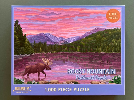 Rocky Mountain National Park Puzzle, 1000 Piece Puzzle, National