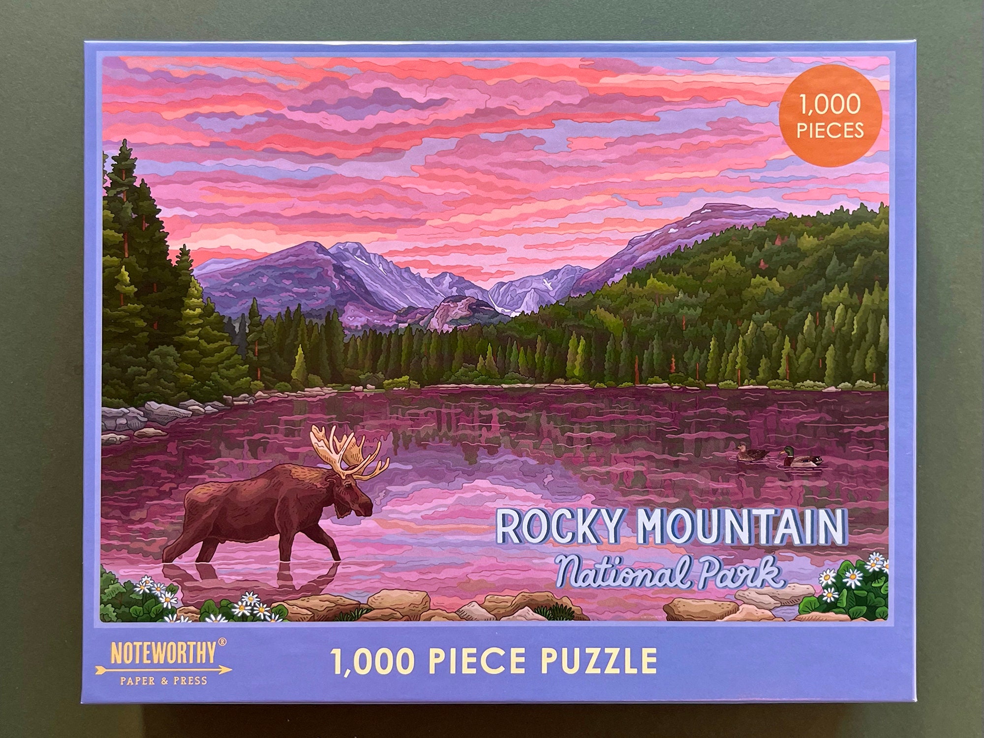 テッド・ブレイロック　ロッキーマウンテン　ジグソーパズル　1000ピース Rocky Mountain National Park Puzzle, 1000 Piece Puzzle, National