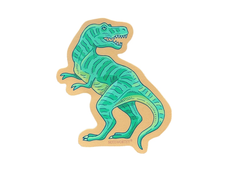 T Rex Sticker, Tyrannosaurus Rex Dinosaur Sticker, Dino Sticker, Single Die Cut Vinyl Sticker image 6