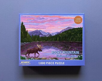 Rocky Mountain National Park Puzzle, 1000 Piece Puzzle, National