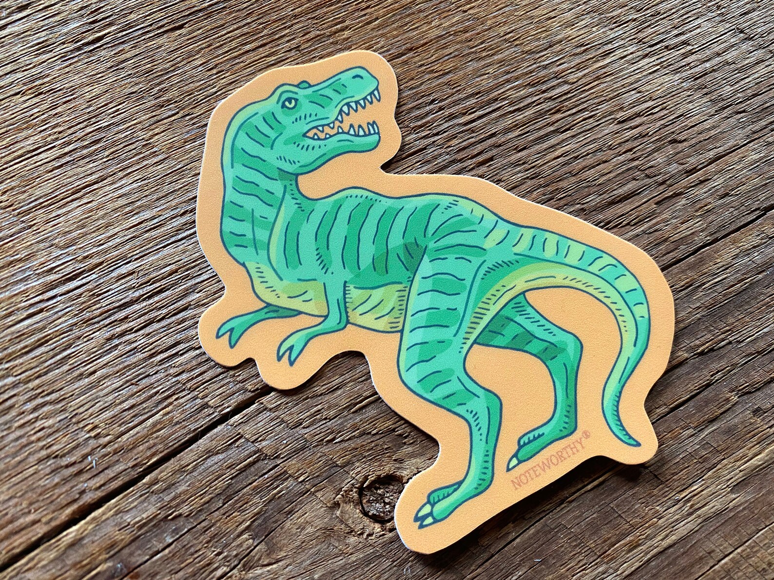 T Rex Ranch Sticker T Rex Sticker Tyrannosaurus Rex Dinosaur Sticker Dino - Etsy
