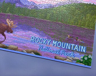 Rocky Mountain National Park Puzzle, 1000 Piece Puzzle, National