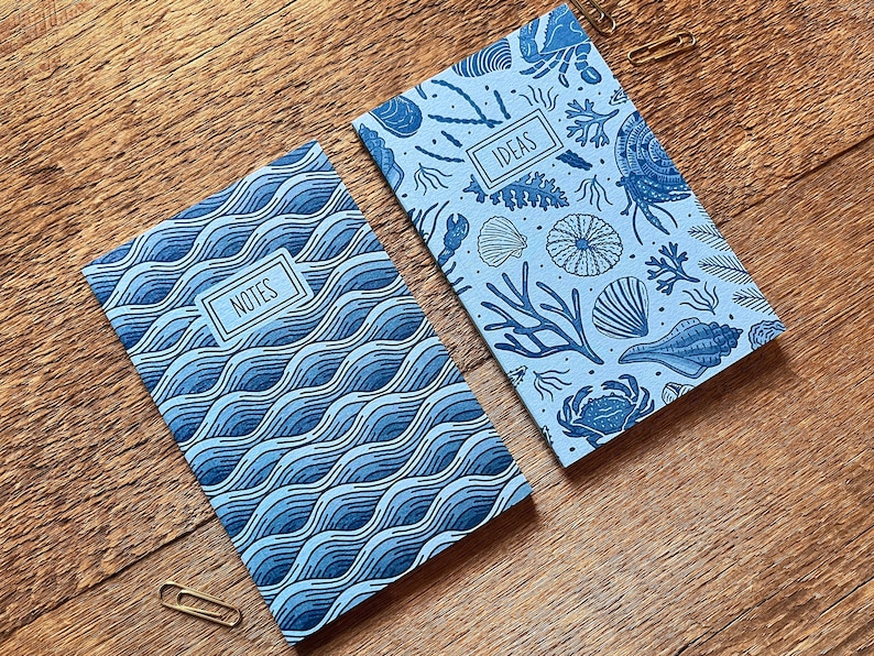 Ocean & Coastal, Beach Pocket Notebook Sets, Set of 2 Pocket Notebooks ...