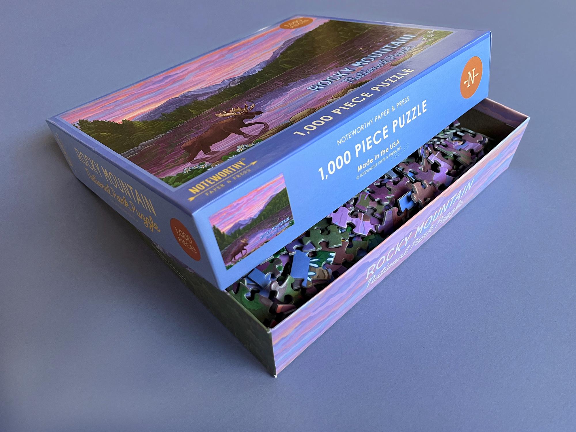 Rocky Mountain National Park Puzzle, 1000 Piece Puzzle, National