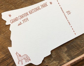 グランドキャニオンポストカード、グランドキャニオン国立公園