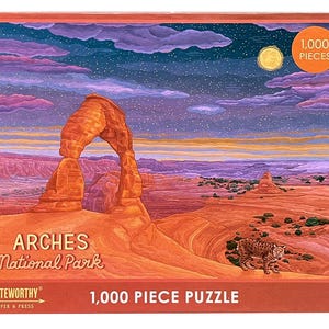 Arches National Park Puzzle, 1000 Piece Puzzle, National Park Jigsaw Puzzle, Made in USA image 7