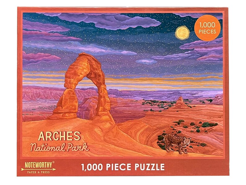 Arches National Park Puzzle, 1000 Piece Puzzle, National Park Jigsaw Puzzle, Made in USA image 7