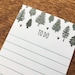 Tree Notepad, Pine Tree to Do, 3.5 X 8.5 List Pad With Attachable ...