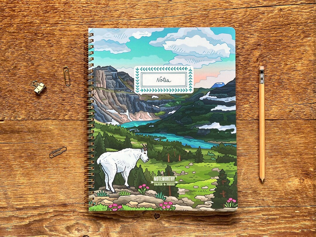 Glacier Notebook, Glacier National Park, Mountain Goat Hidden Lake ...