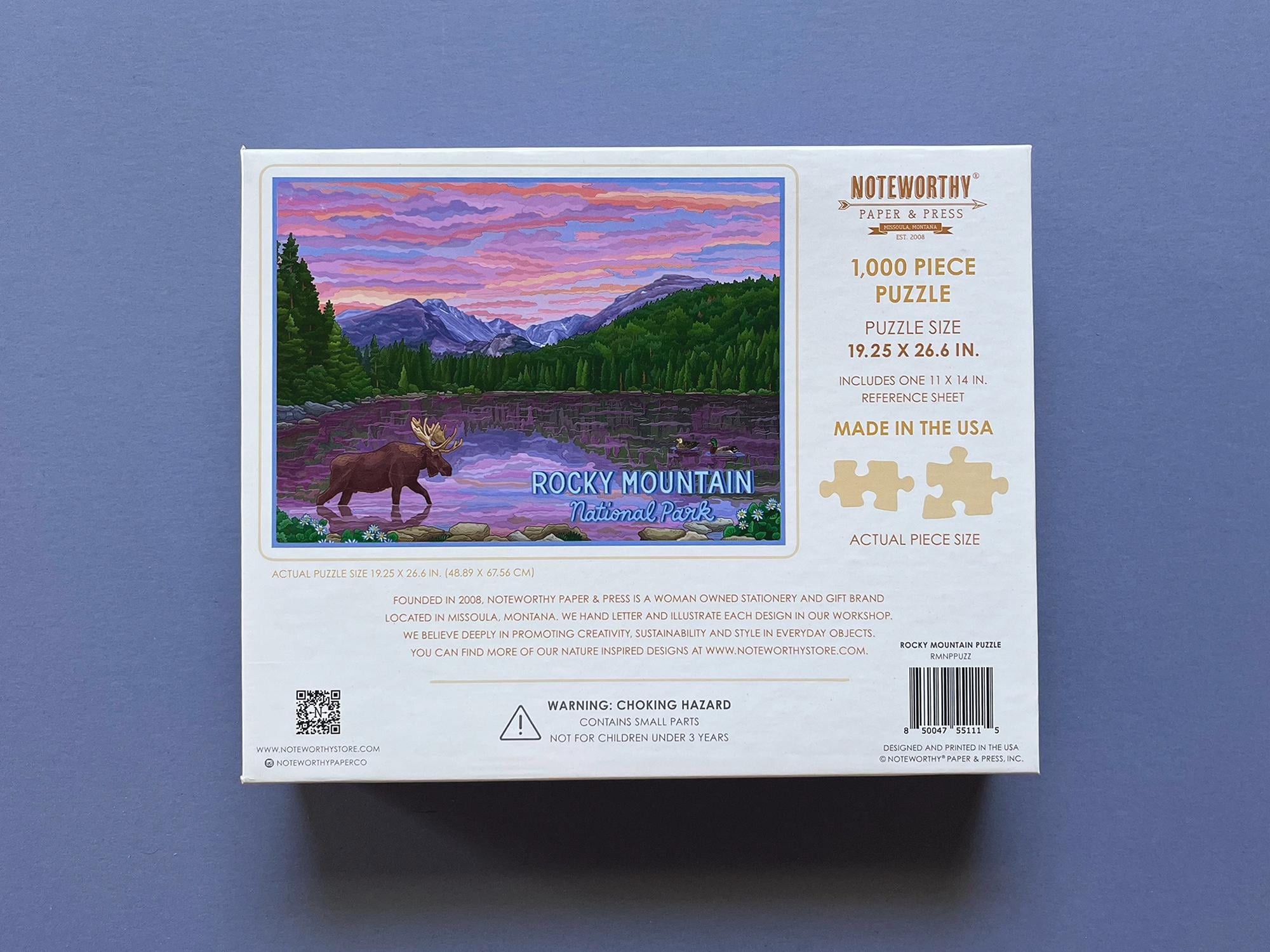 Rocky Mountain National Park Puzzle, 1000 Piece Puzzle, National