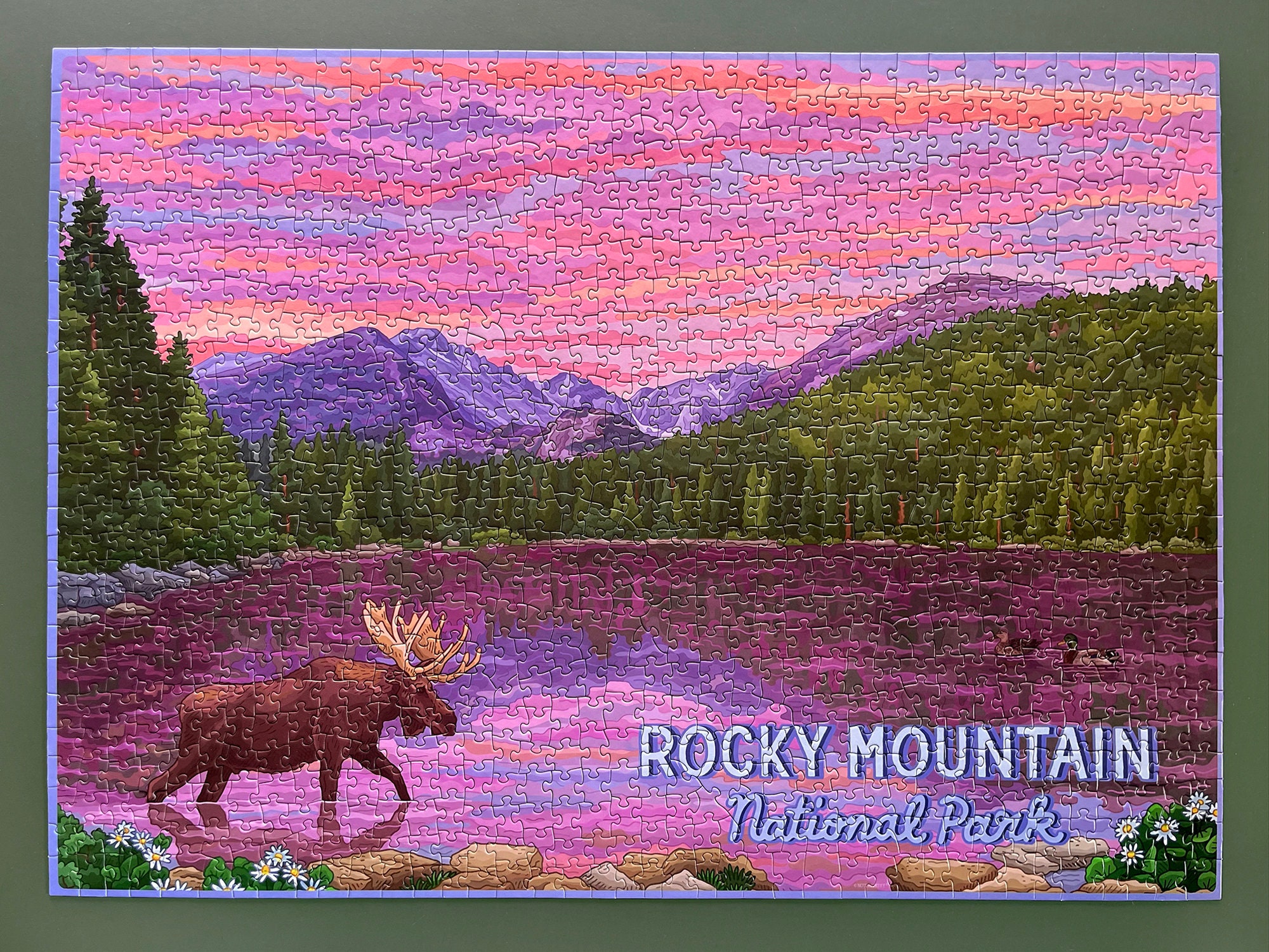Rocky Mountain National Park Puzzle, 1000 Piece Puzzle, National