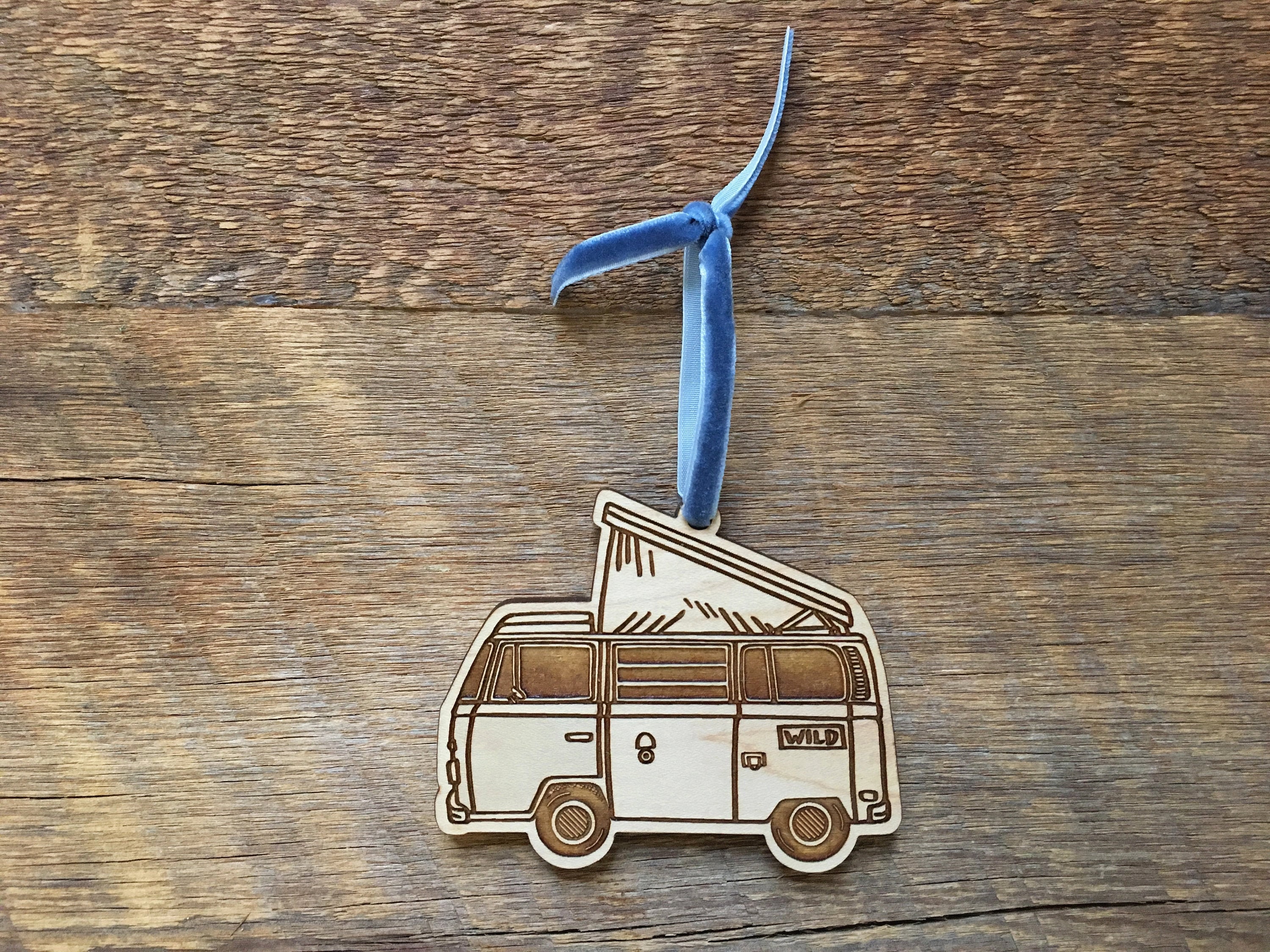 Camper Van Ornament Camper Christmas Ornament Laser Cut Wood Etsy 日本