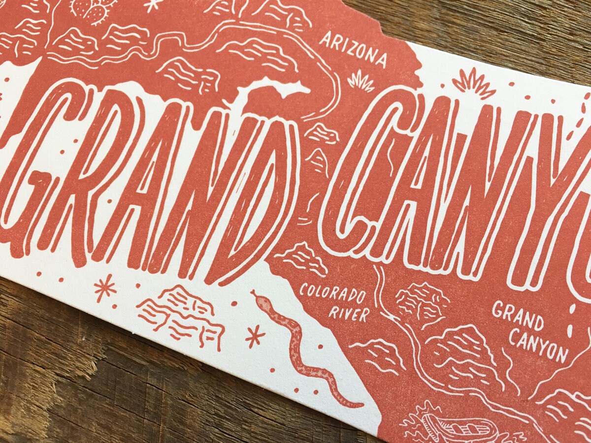 グランドキャニオンポストカード、グランドキャニオン国立公園